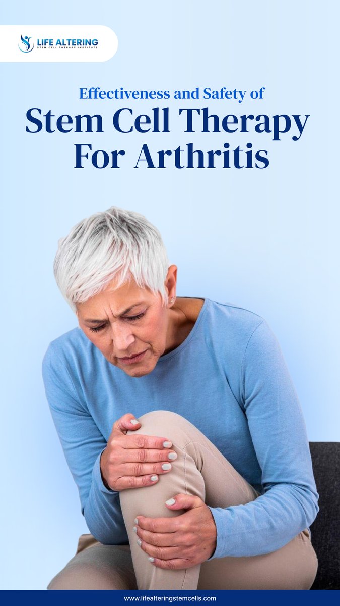Discover the revolutionary power of stem cell therapy in combating arthritis! 

Our latest blog dives deep into the effectiveness and safety of this groundbreaking treatment. 

Click the link to read: bit.ly/4by8UNx

#LifeAltering #StemCellTherapy #Arthritis #Blog