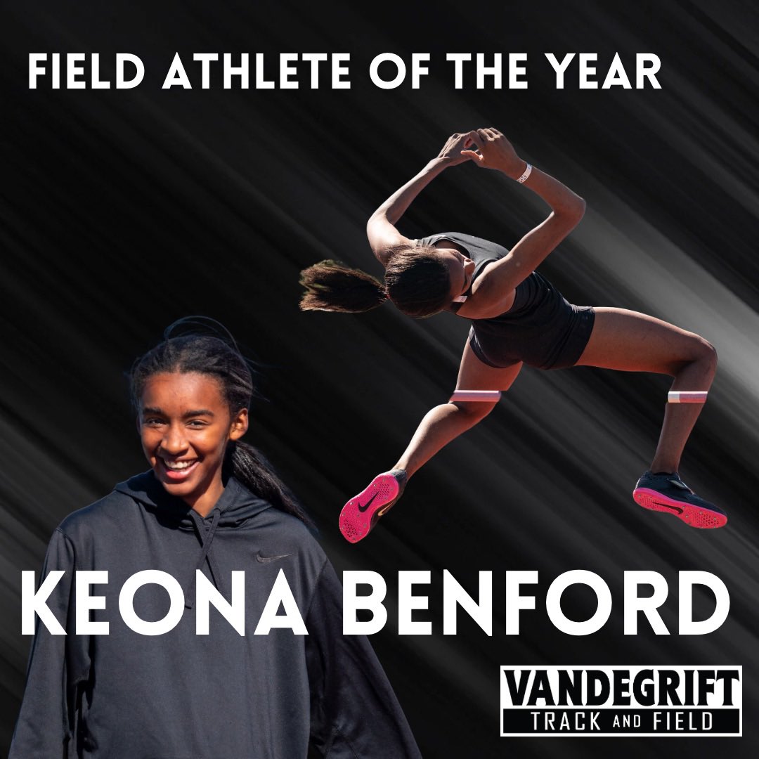 Keona Benford wins Field Athlete of the Year!