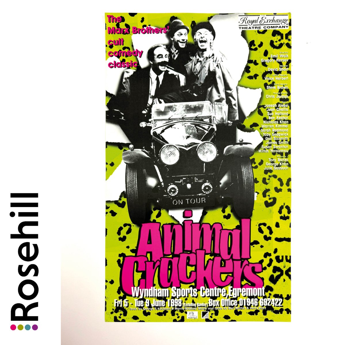 Rosehill (@rosehilltheatre) on Twitter photo #throwbackthursday this week certainly caught our eye! π From <a href="/rxtheatre/">Royal Exchange Theatre</a>, we have Animal Crackers. This show was on the road in 1998 at Egremont, and we would love to know if anyone remembers it. Share your memories with us! π #AnimalCrackers #TheatreThrowback ποΈπ
#throwbackthursday this week certainly caught our eye! π From <a href="/rxtheatre/">Royal Exchange Theatre</a>, we have Animal Crackers. This show was on the road in 1998 at Egremont, and we would love to know if anyone remembers it. Share your memories with us! π #AnimalCrackers #TheatreThrowback ποΈπ
