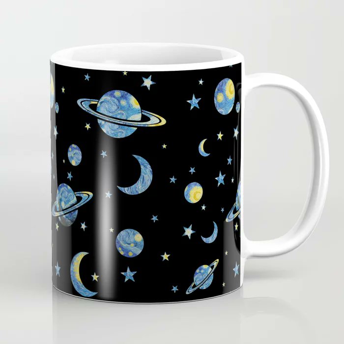 Starry Night Pattern Coffee Mug society6.com/product/starry…