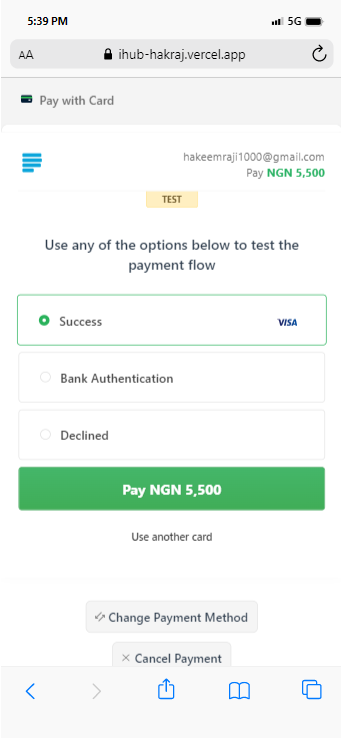 hak_raj_codes's tweet photo. 🎉 Exciting News! 🎉

Hey everyone! I'm beyond excited to share a milestone with you all. We've just rolled out a new payment gateway feature in ihub, ecommerce site, making it easier than ever to handle transactions. 🙌💳 And let me tell you, it's a game-changer! https://t.co/svblMwAg62