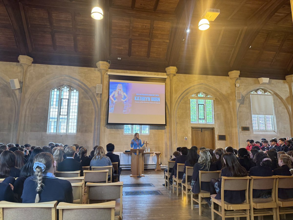 Thank you very much to <a href="/kathrynlburn/">Kathryn Louise Burn</a> for coming to deliver an excellent presentation to Monkton pupils on her journey as an entrepreneur.  A hugely insightful talk and very engaging too 🤓 #MonktonThinksDifferently