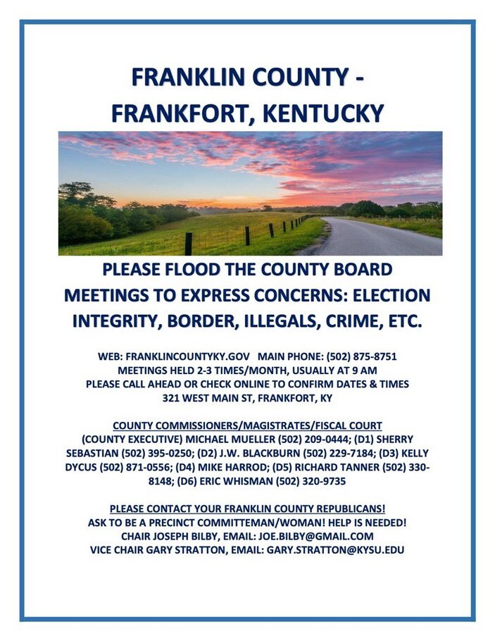 #COUNTYTRADINGCARDS #Kentucky #KY #Franklin #Frankfort