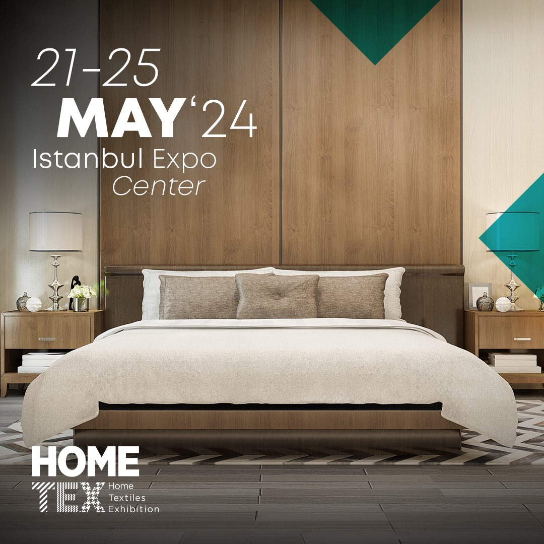 Bedroom textile products that combine pureness and elegance await you at HOMETEX! Online Invitation: hometex.com.tr/en/online-tick… 🗓21-25 May, 2024 📍Istanbul Expo Center, Yesilkoy, Turkiye @kfafuarcilik @tetsiad +++