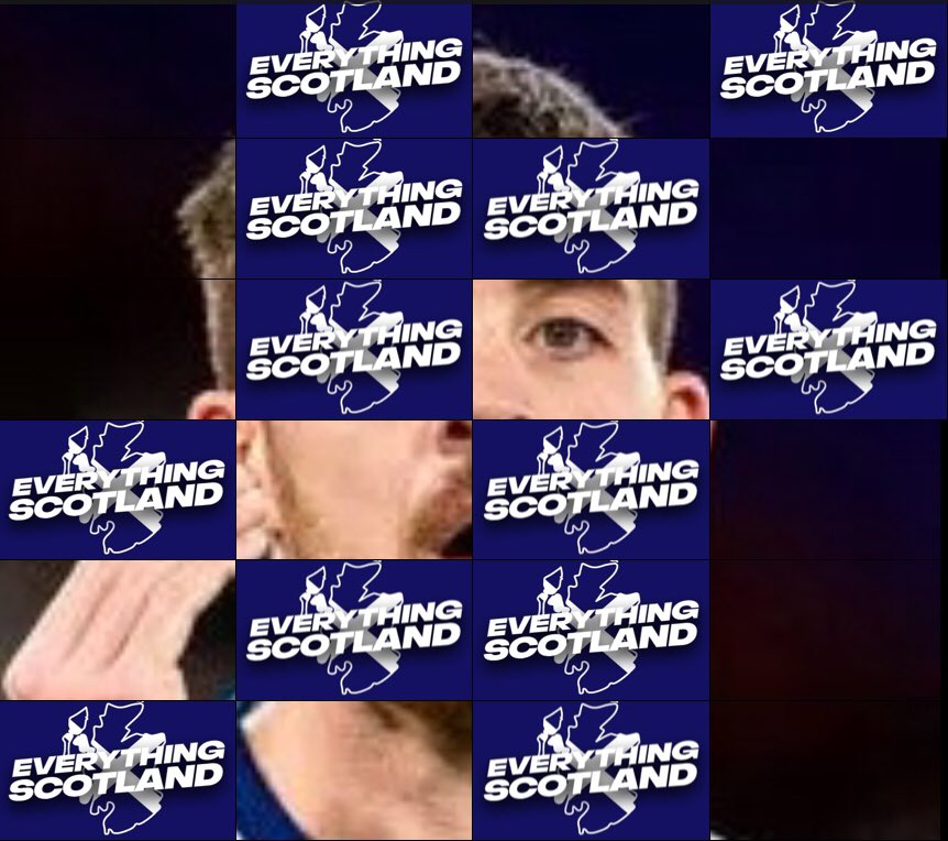 | 𝙂𝙪𝙚𝙨𝙨 𝙬𝙝𝙤? Time to put your thinking caps on! 🧢 Can you guess who this Scotland international is behind these squares? Reply/quote tweet with your answer now! We will reveal who is behind the remainder of the squares later tonight!