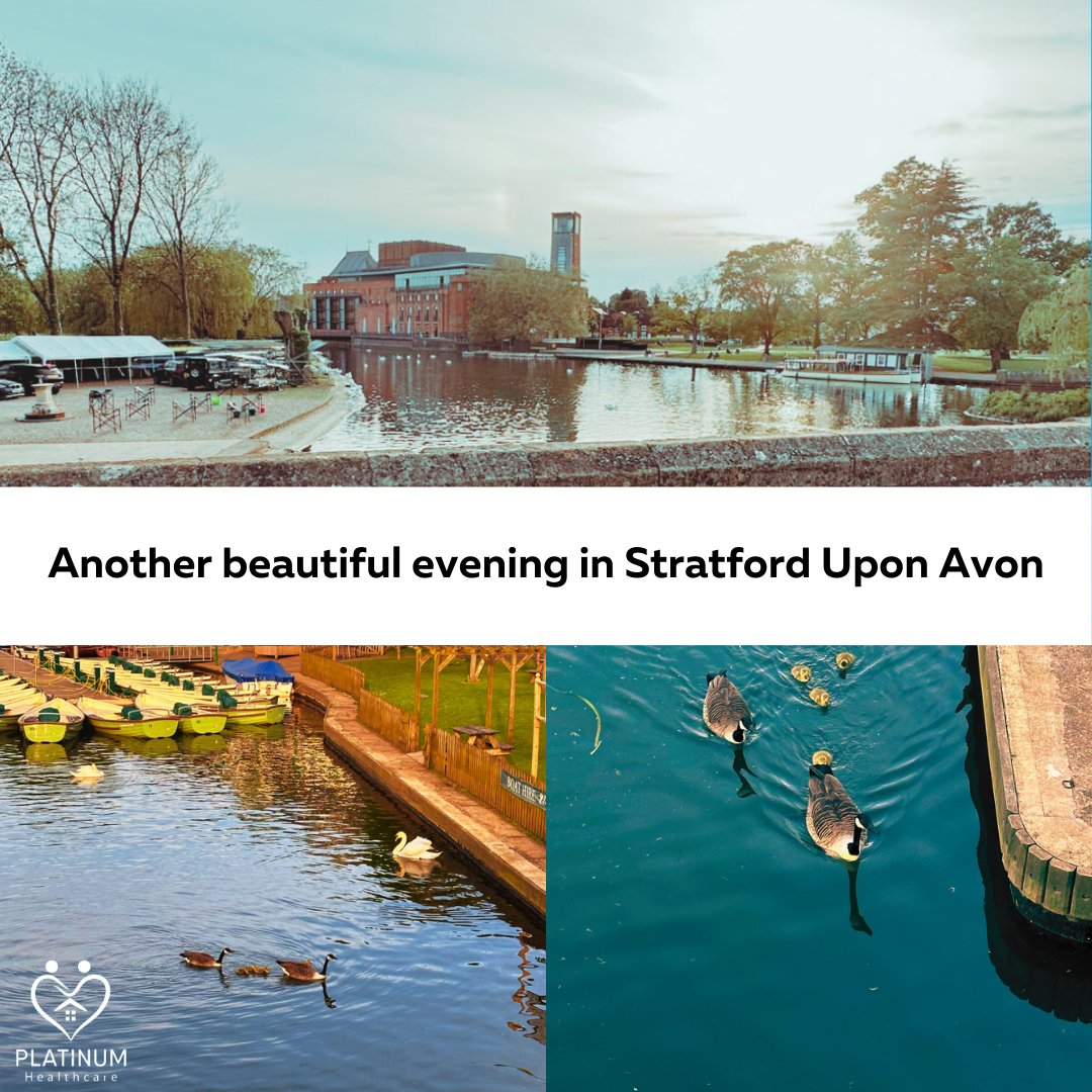 Feeling really grateful that we get to work and live in such a beautiful town☀️#startforduponavon #platinumhealthcare #platinum #healthcare #domicilarycare #careworkers #care