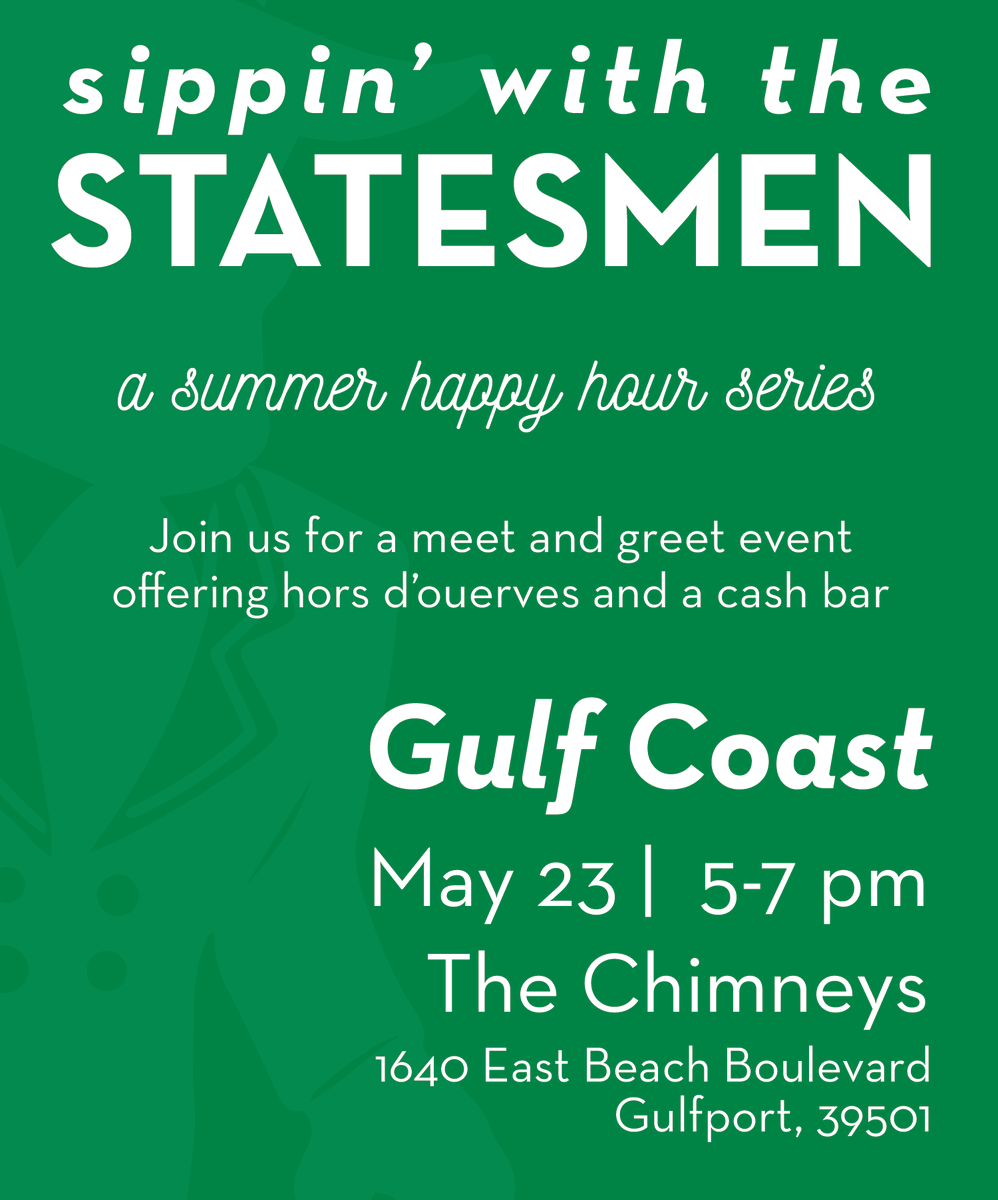 Join us in 2⃣ weeks as we kick off our F R E E Summer Happy Hour Series in Gulfport! Network with @deltastate alumni from the coast along with an opportunity to meet @presidentDSU and other Delta State administrators! #DSUFamily #DSUAlumni #HappyHour