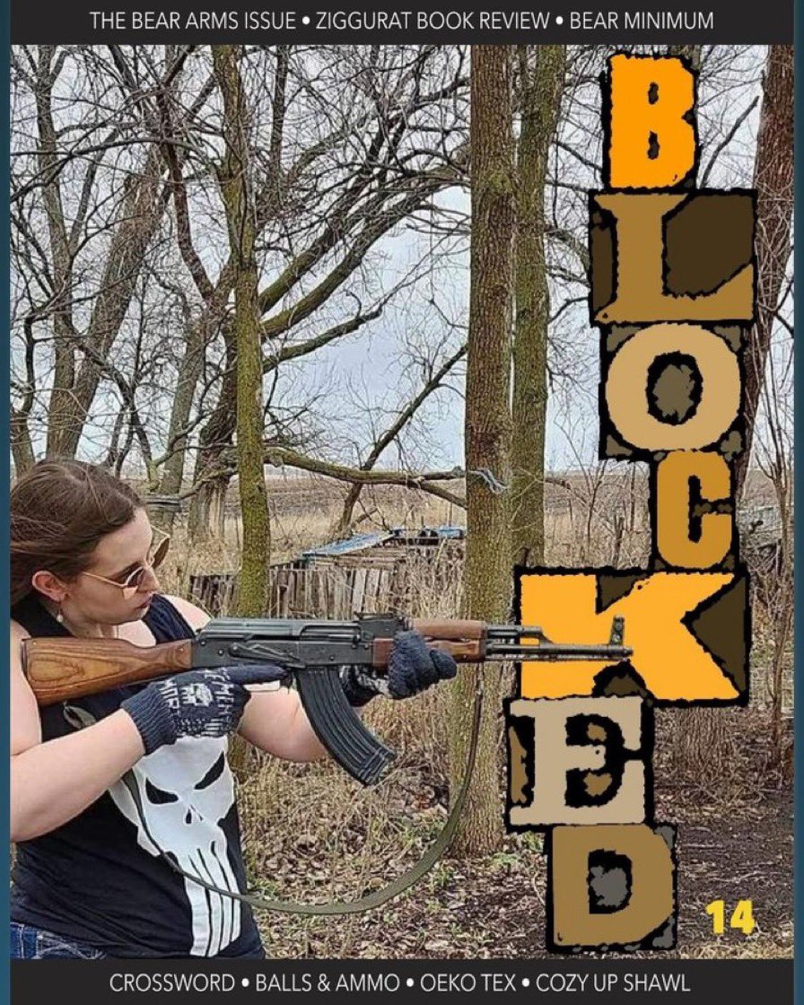 Hey, hey everyone! I’m on the cover of @Blockedmag !