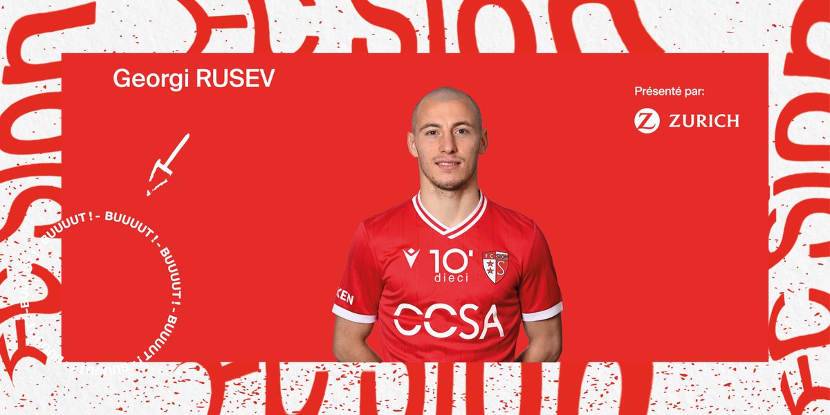76'🔥 𝗕𝗨𝗨𝗨𝗨𝗨𝗨𝗨𝗨𝗨𝗧 ! Rusev marque le deuxième but pour le FC Sion. 🥳 #AARSIO | 1-2 #AllezSion #TousEnsemble