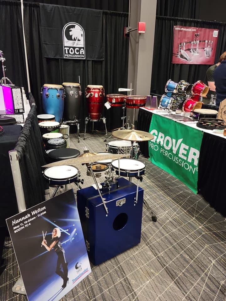 Toca Percussion at the Drum Fest @SweetwaterSound 

Don't miss Toca artist Hannah Welton this Saturday 11th, from 10am to 11am.

#tocapercussion #somosfamilia #sweetwater #justplay #drumfest