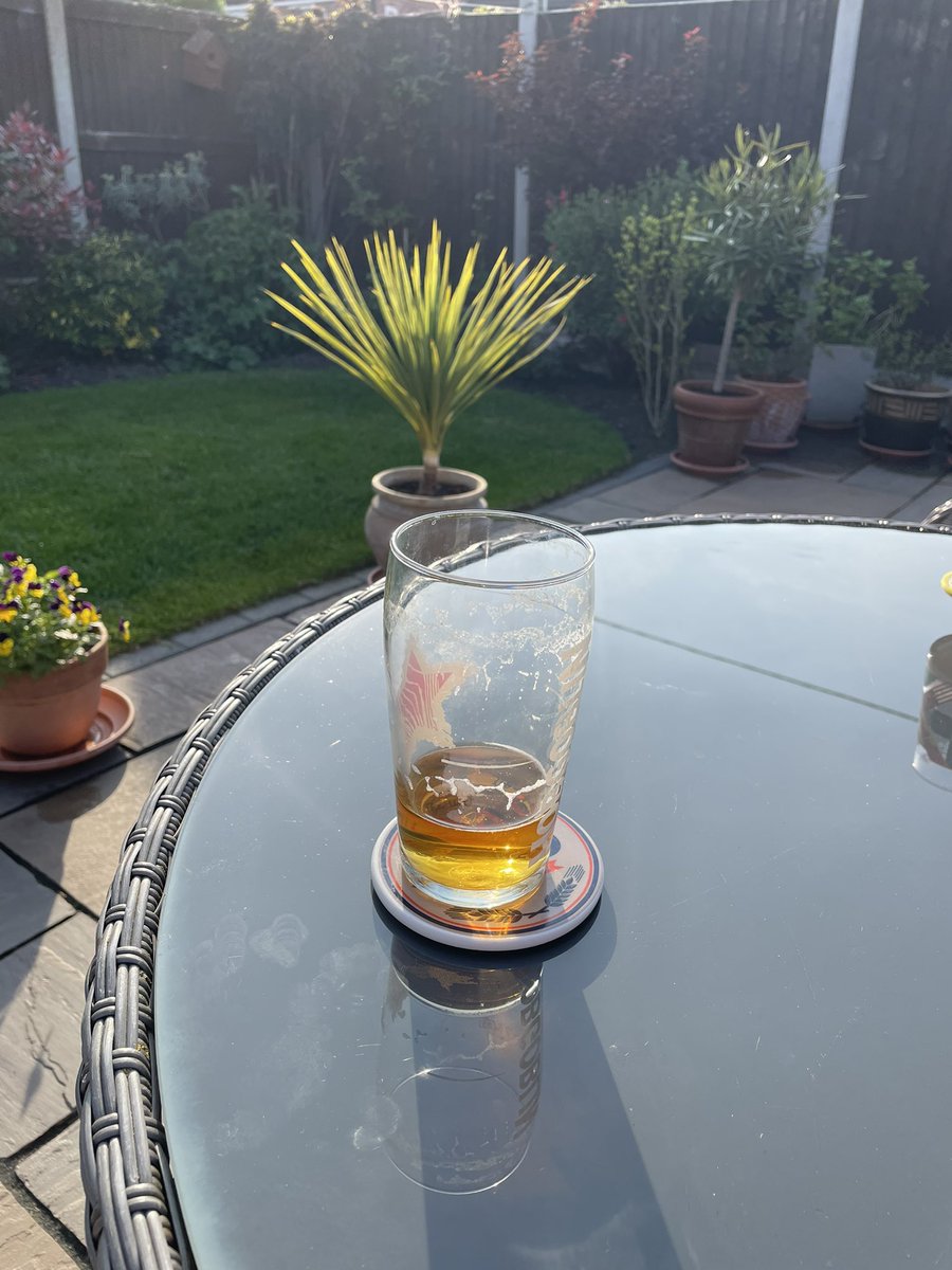 Sun’s setting, what better time to have a beer ? ( six days off ) 😎