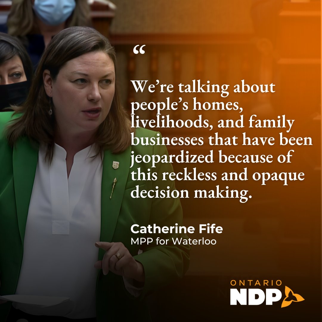 After being blindsided by demands to sell their land or face expropriation, Wilmot farmers have been left in the dark by a Premier claiming he's 'for the people.' Sign our petition and tell Premier Ford that farmers deserve a say in their future. 👉ontariondp.ca/wilmot-township