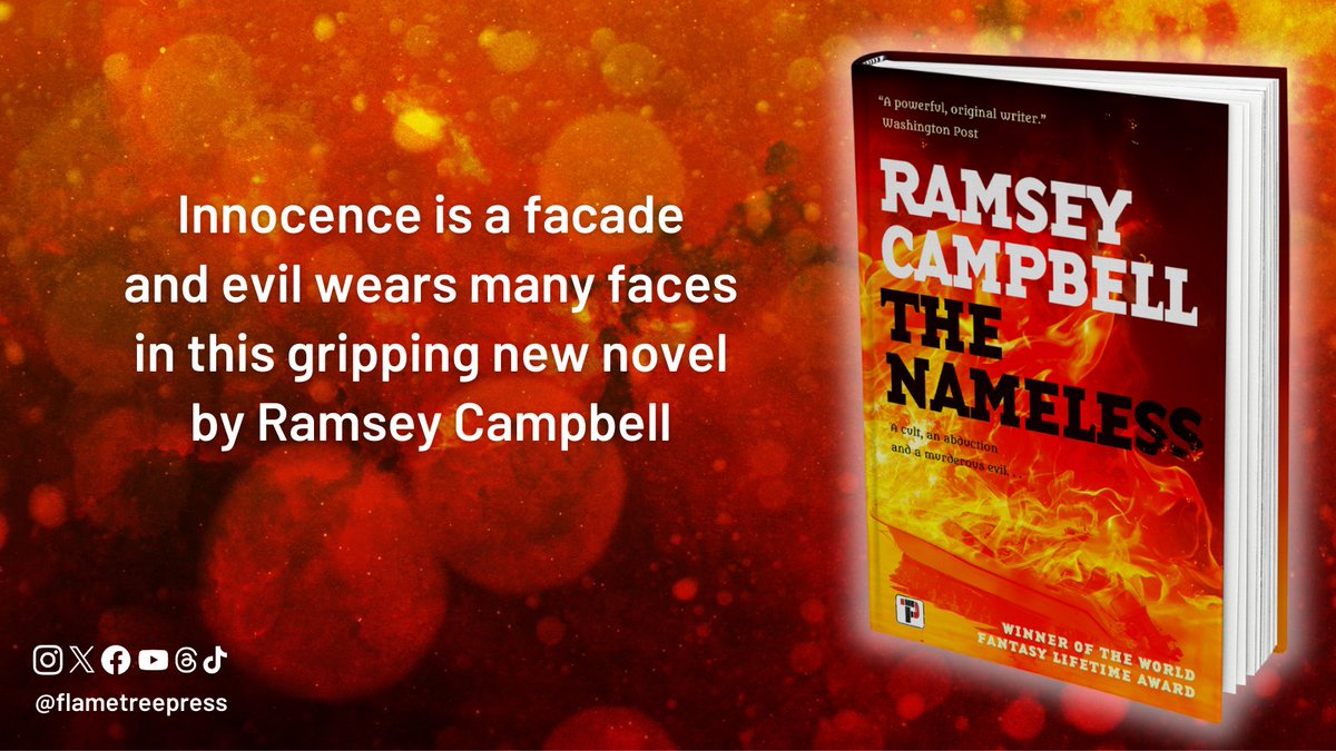 Enter a world where every shadow holds a secret in #TheNameless by @ramseycampbell1 flametr.com/3TyBJDo