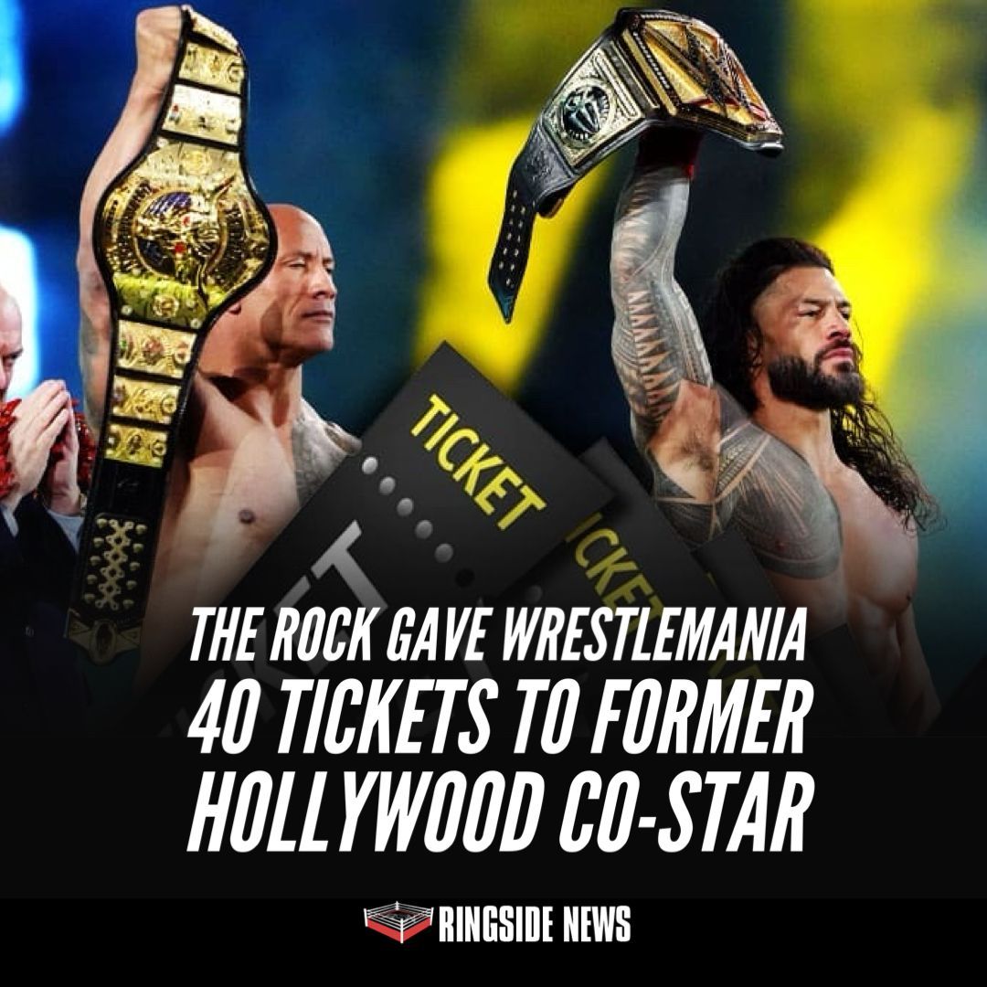 The Rock Gave WrestleMania 40 Tickets to Former Hollywood Co-Star ringsidenews.com/2024/05/09/the…