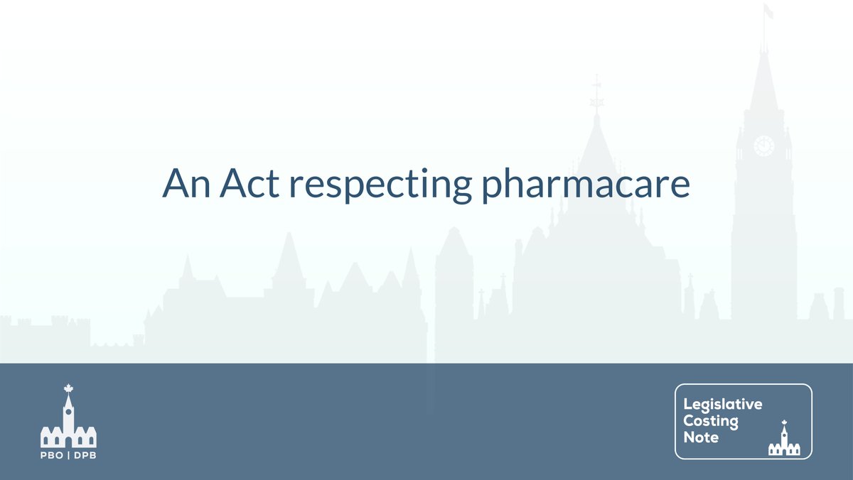 #LegislativeCostingNote: “An Act respecting pharmacare” pbo-dpb.ca/en/publication… #cdnecon #cdnpoli