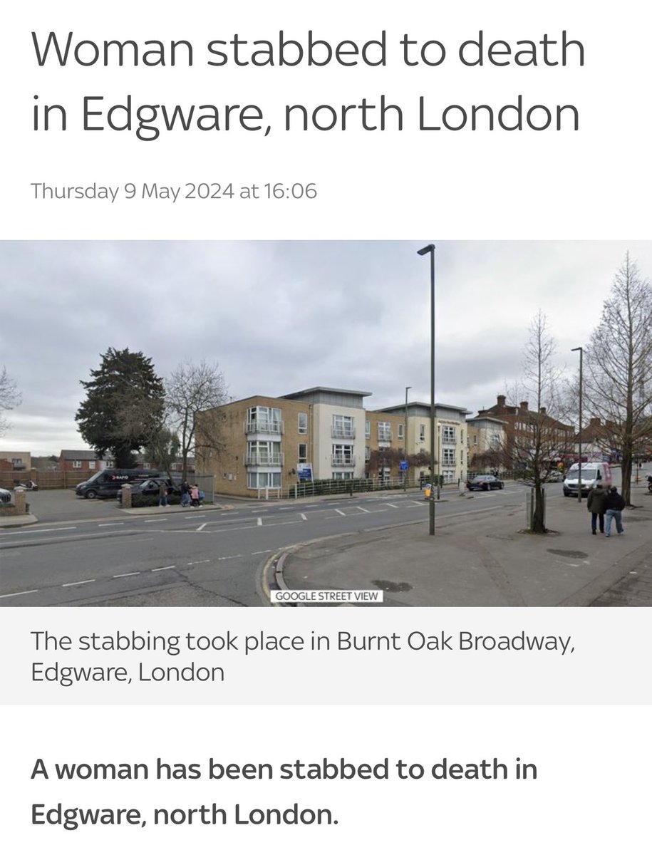 Wow I thought things had gone a bit quiet since the #Hainault sword attack.  Anyway, looks like we’re back on schedule now.

#KnifeCrime
#Stabbing
#EdgwareStabbing
#BlackKnifeCrime
#SadiqKhan 
#MulticulturalismHasFailed 
@SuellaBraverman 
@TRobinsonNewEra 
@Homeland_Party