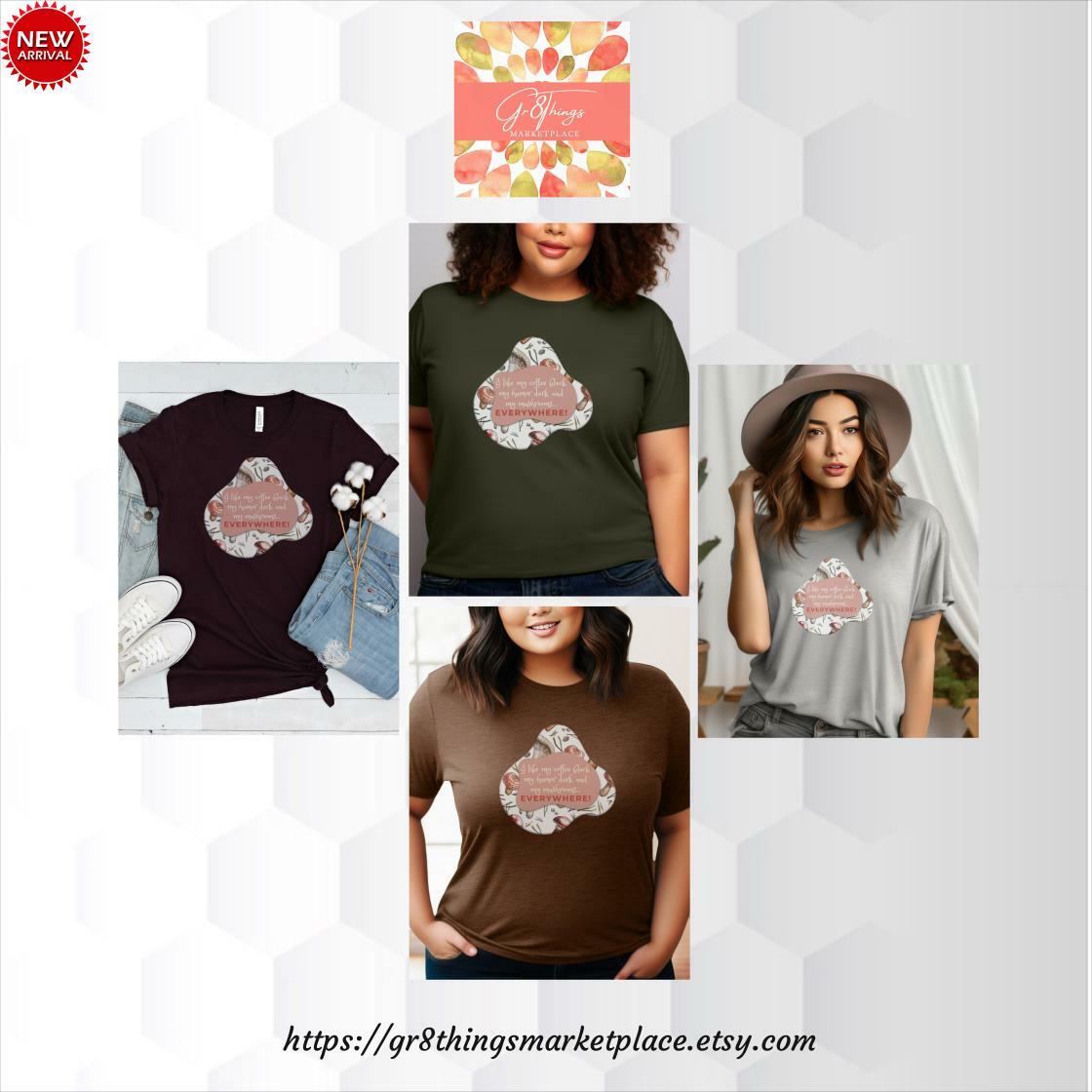 Exclusive deal alert! I like my mushrooms everywhere T-Shirt, Cottagecore Chic Tee, Naturecore Boho Wear, Nature and Botanical Gift, Green Witch, Goblincore, available for a limited time at the incredible price of $22.99
gr8thingsmarketplace.etsy.com/listing/164807…
#WomensGift #MensGift