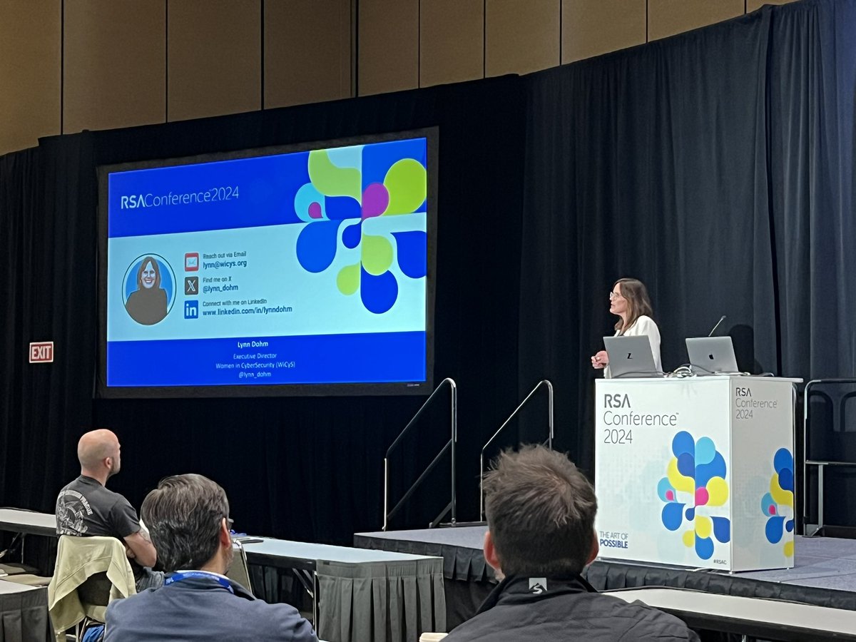 Had a wonderful time at @RSAConference and thank you to the 100 leaders that stepped into the space of my presentation on cybersecurity leadership and its ability to mobilize and not paralyze! Out of 2.7 submissions received, I’m proud to been on the stage twice this week ♥️