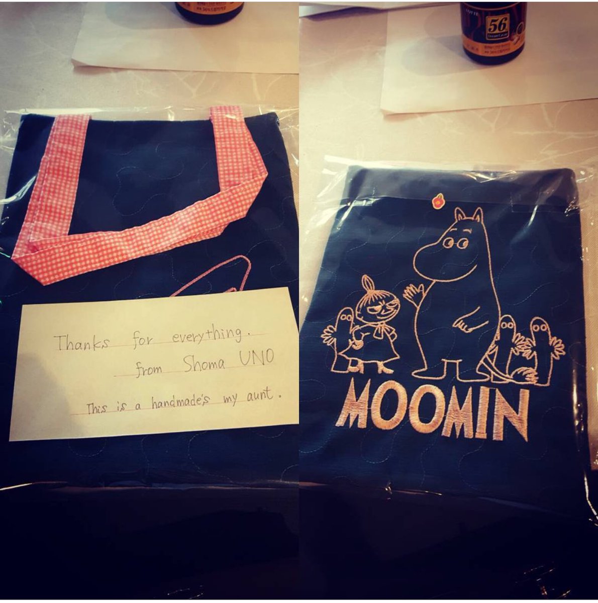 @rockerskating Volunteered at the 2017 World Champs in Helsinki - all of us working in the athletes hotel got handmade gifts from Shoma (made by his aunt)