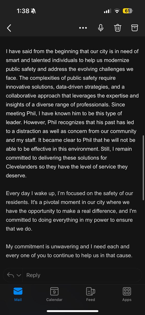 Abbey Marshall (@abbeymarshall) on Twitter photo BREAKING: McHugh has resigned hours after the below report. Statement from the mayor here: <a href="/Ideastream/">Ideastream News</a> BREAKING: McHugh has resigned hours after the below report. Statement from the mayor here: <a href="/Ideastream/">Ideastream News</a>