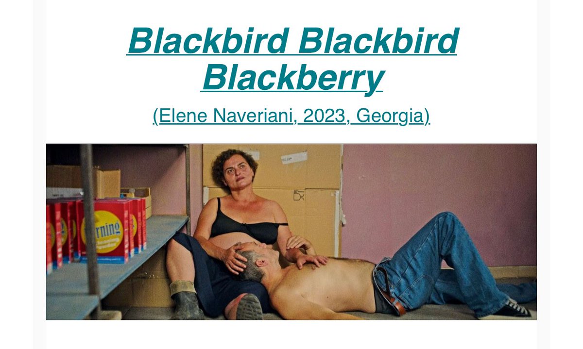 This blew me away. Thanks so much for showing it @TheGardenCinema #womeninfilm #blackbirdblackbirdblackberry #agesim #misogyny