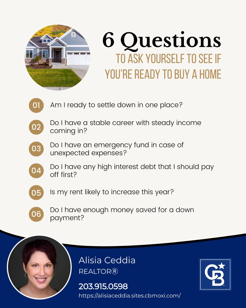 Ready to turn your homeownership aspirations into reality? Discussing your situation can pave the way for a tailored plan towards achieving your home goals.

#homeownership #financialplanning #realestatetips #ctrealestate #coldwellbanker