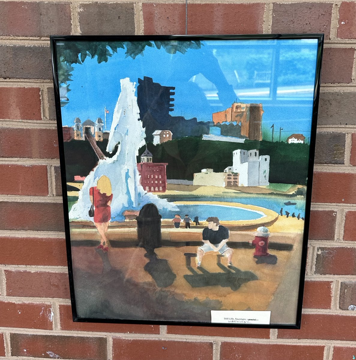 Ralph Amedick is a Pittsburgh artist who often uses Pittsburgh scenes as his subject. His work will be on display at Mt. Lebanon Public Library throughout the month of May.