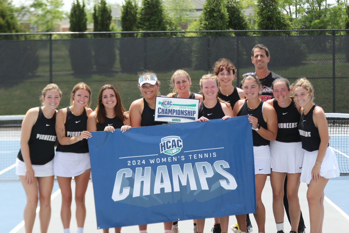 The first ever NCAA tournament win for Transy Women’s Tennis came today ❗️ The Pioneers defeated Penn State Harrisburg 5-3 this morning to earn their first ever NCAA tournament win! #FlyPios🦇