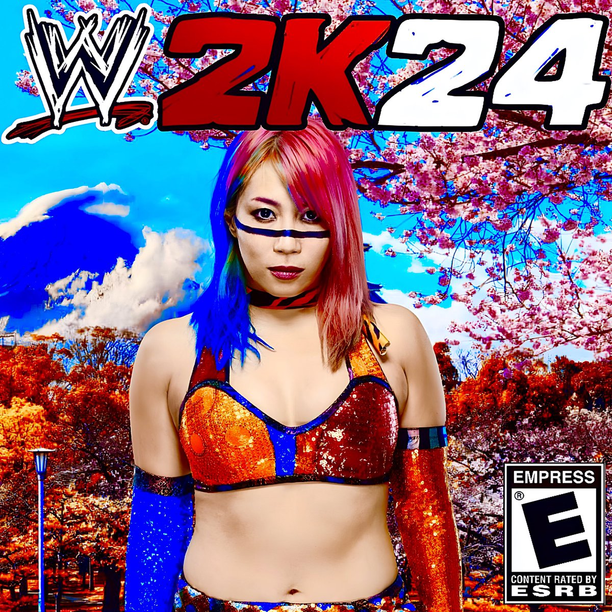 upset about ASUKA still 💔 so here’s a ASUKA 2k24 cover i made before! 👹🫵