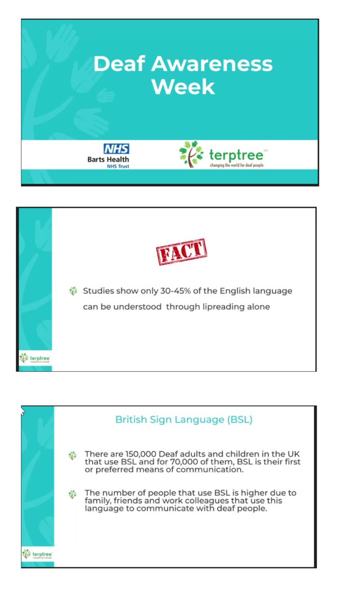 Fantastic #DeafAwarenessWeek2024 Session by Sam from terptree , Promoting greater awareness and understanding of the challenges faced by the D/deaf community in accessing communication. We also learnt basic sign language to help #BreakDownBarriers. #DeafAwareness #SignLanguage