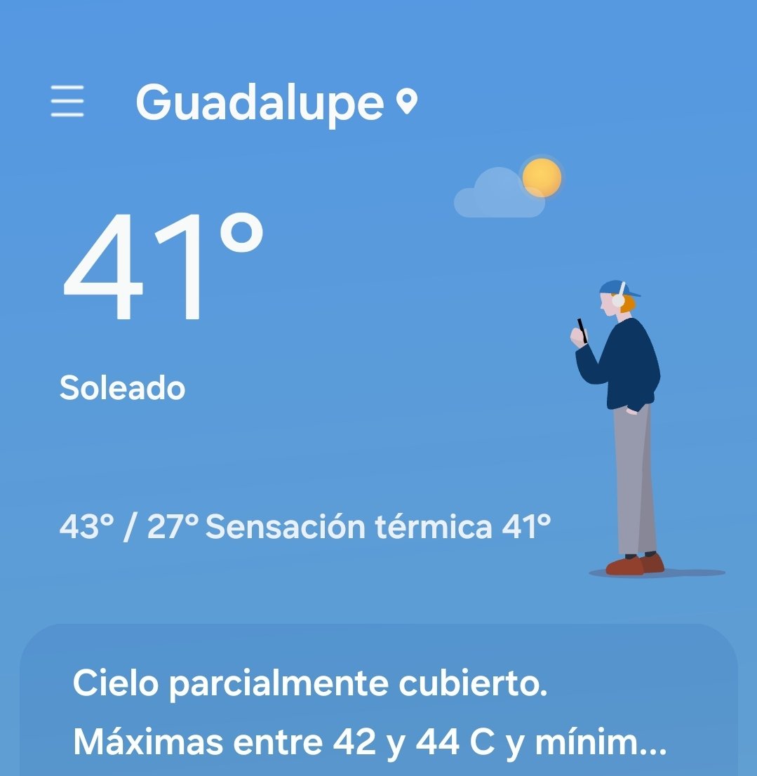 ¿Cómo les va con la #OlaDeCalor ? Por aquí en #NuevoLeón ya pasamos los 40° y aún no son las 12 pm. Cuídense mucho e hidratense bien. 🥵🥵🥵🥵