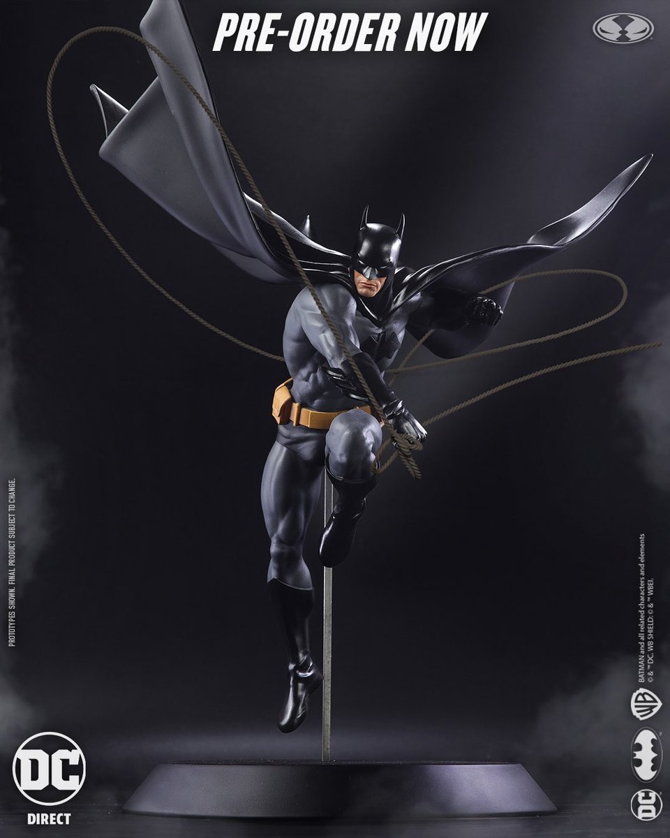Batman™ 1:6th scale DC Direct resin statue based on the artwork by @Danmora_c is available for pre-order for a LIMITED TIME at select retailers! 

Amazon: amzn.to/3WySW16

Ent. Earth: ee.toys/0HQL0L

#DCDesignerSeries #McFarlaneToys #DCDirect #Batman #DanMora