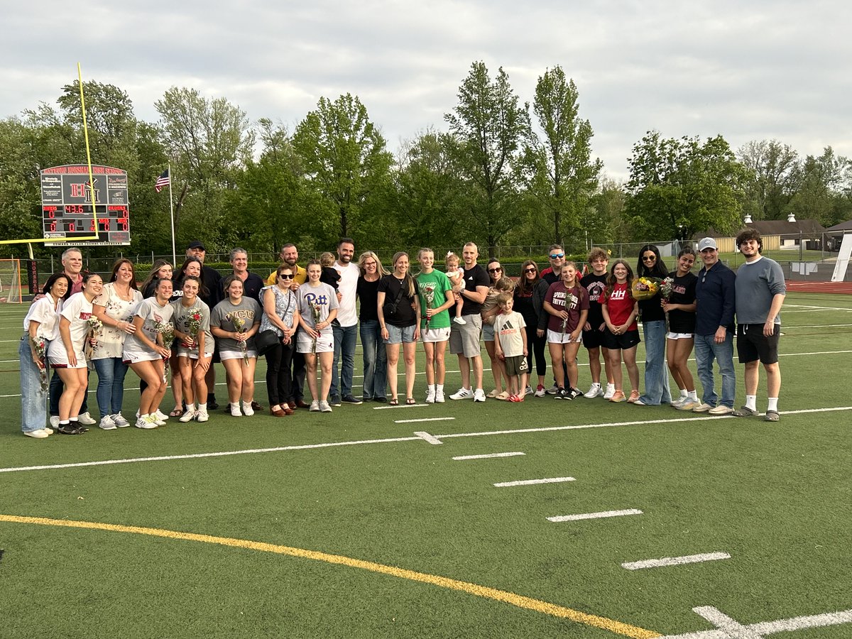 The Hatters lacrosse team celebrated their seniors and families prior to the last home game of the season. Congratulations to the seniors and best of luck to all of you! GO HATTERS! @SOLsports @HH_Schools