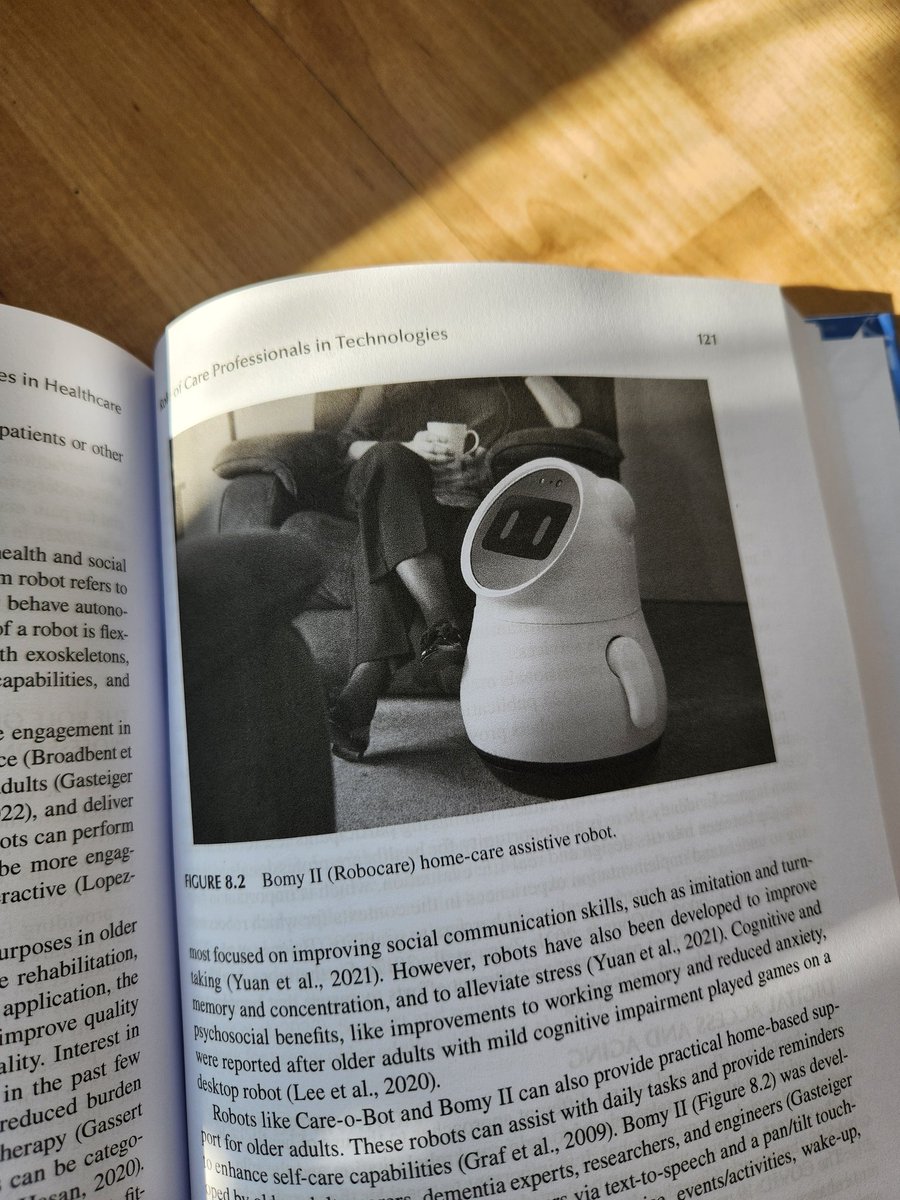 Norina Gasteiger, PhD (@norinagasteiger) on Twitter photo Always rewarding seeing our work in print! π What a pleasure to contribute the robotics section of our chapter- including the development of Bomy with <a href="/caresrobots/">CARES Robots π€</a>! π€ #AcademicTwitter #DigitalHealth <a href="/CRCPress/">CRC Press</a> <a href="/EmmaStanmore/">Prof Emma Stanmore</a> <a href="/DrHawleyHague/">Helen Hawley-Hague</a> <a href="/NMSWResearch/">NMSW Research</a> <a href="/FBMH_UoM/">UoM Biology, Medicine and Health</a> Always rewarding seeing our work in print! π What a pleasure to contribute the robotics section of our chapter- including the development of Bomy with <a href="/caresrobots/">CARES Robots π€</a>! π€ #AcademicTwitter #DigitalHealth <a href="/CRCPress/">CRC Press</a> <a href="/EmmaStanmore/">Prof Emma Stanmore</a> <a href="/DrHawleyHague/">Helen Hawley-Hague</a> <a href="/NMSWResearch/">NMSW Research</a> <a href="/FBMH_UoM/">UoM Biology, Medicine and Health</a>