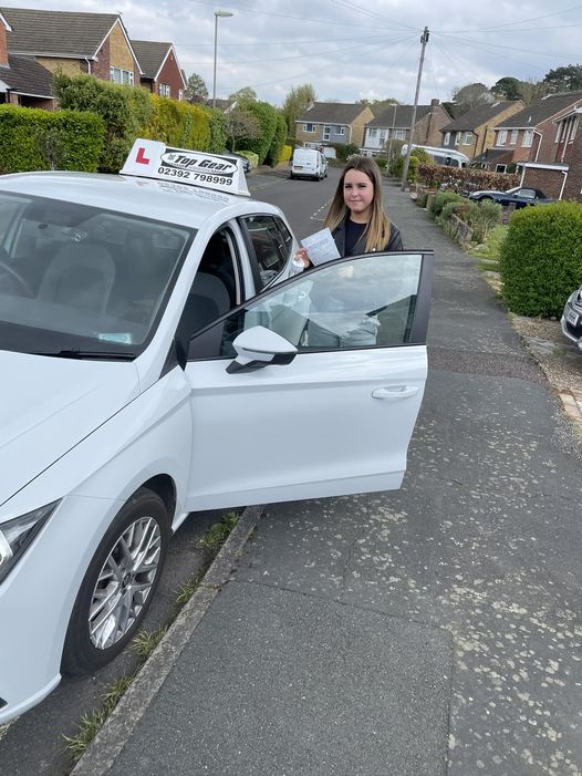 26th April
Congrats to HEIDI on passing your Practical Driving Test 1st TIME with 3 Driving Faults in Portsmouth after having #drivinglessons  in #portsmouth #cosham #leighpark #waterlooville #purbrook #Havant #Clanfield and  #Horndean #drivinginstructor  TONY D.  @1sttopgear