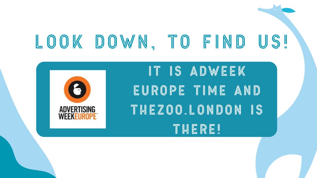 👀👀 @LondonThezoo will be attending @advertisingweek - Marco Bertozzi and Rachel Forde are looking forward to seeing clients, colleagues, friends and soaking up the amazing content.

We have a little surprise thrown in as well, so make sure you look down as well as up! 

Please…