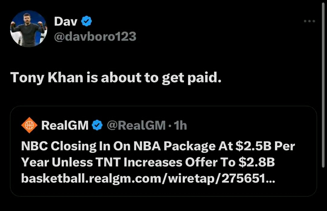 Tony gets paid by his dad only 😄