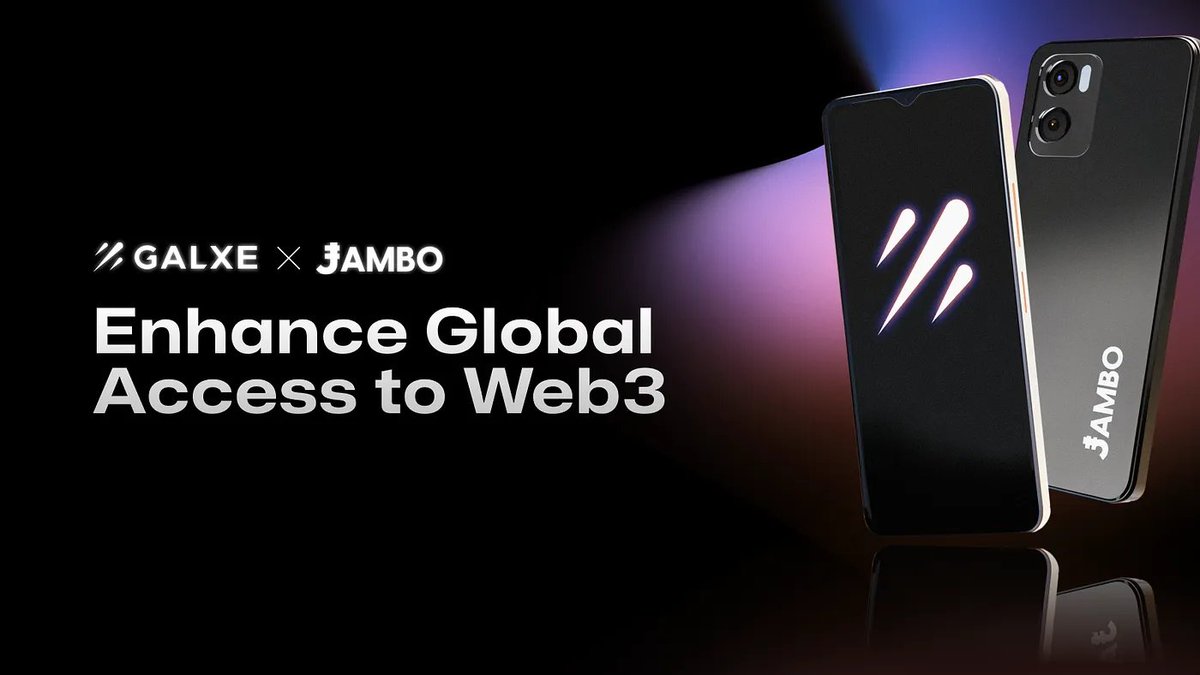 Join the Jambo Revolution 🌎📱 Be part of a groundbreaking mission to enhance global access to Web3—worldwide. Join the @JamboTechnology community on @GalxeQuest and start earning loyalty points + JamboPoints. app.galxe.com/quest/jambo