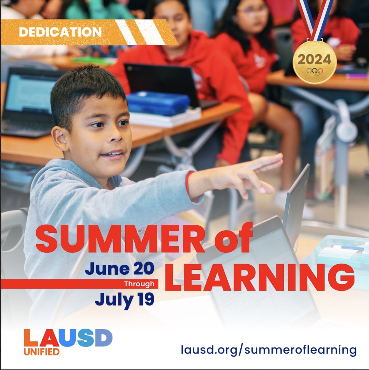 #summeroflearning begins 6/20. ⁦@LASchools⁩ we are dedicated to provide our UTK-12 students a dynamic slate of summer school programs. For seniors, there are credit recovery opportunities, ⁦@BTBLA⁩ will offer enrichment programs, and meals will be provided.