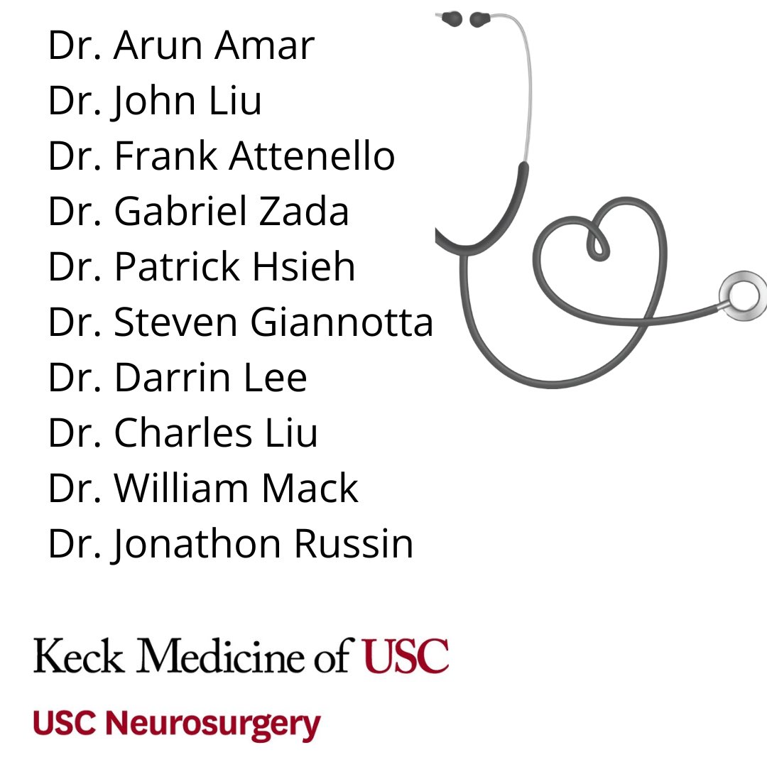 We are proud to announce that our MD providers have been recognized as Top Doctors of Neurosurgery in @LAmag 2024 list of 'Top Doctors' in Los Angeles. #topdoctors #neurosurgery #keckmedicineotusc #fighton