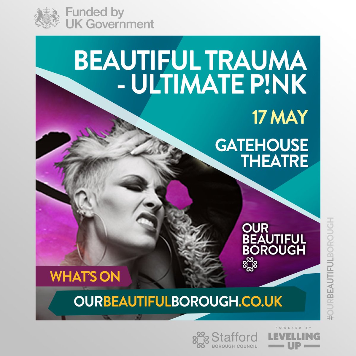 Stacy Green is an international award-winning P!nk impersonator performing at venues across the UK for the past 11 years. Now this amazing act can be seen with a phenomenal band at @Staff_Gatehouse on Fri 17 May: tinyurl.com/3p8dk7re #NightsOut #LiveMusic #OurBeautifulBorough