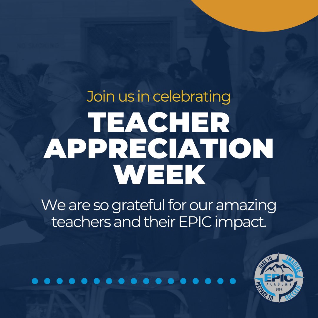 This week is all about our EPIC teachers. 🍎 Throughout the week, we celebrated and recognized the hard work of our educators, day in and day out. Help us show them how much we care by telling them 'Happy Teachers Appreciation Week!'

#school #education #students #epicacademy