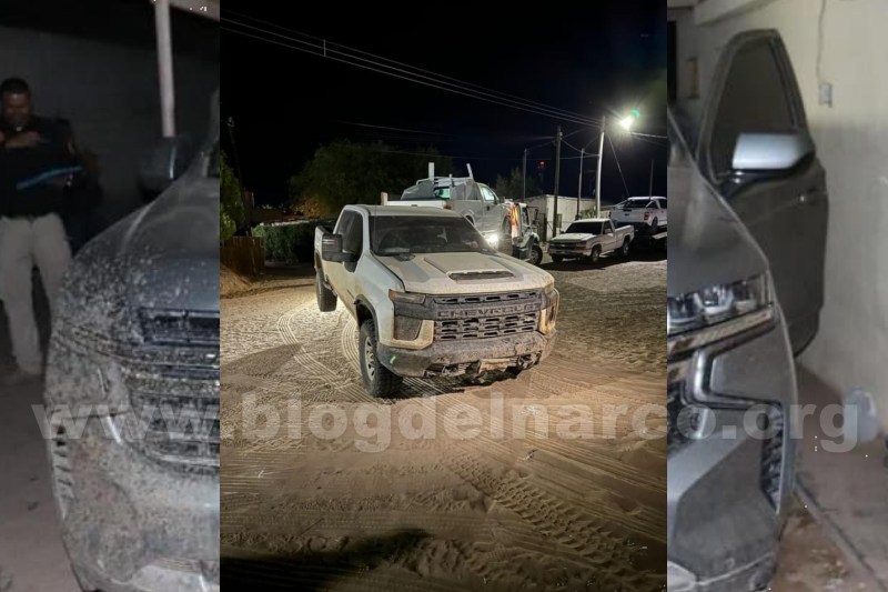 Fuerzas Federales y Estatales aseguraron armas y vehículos en un cateo realizado en Caborca, Sonora (Información en el enlace) blogdelnarco.org/2024/05/fuerza…