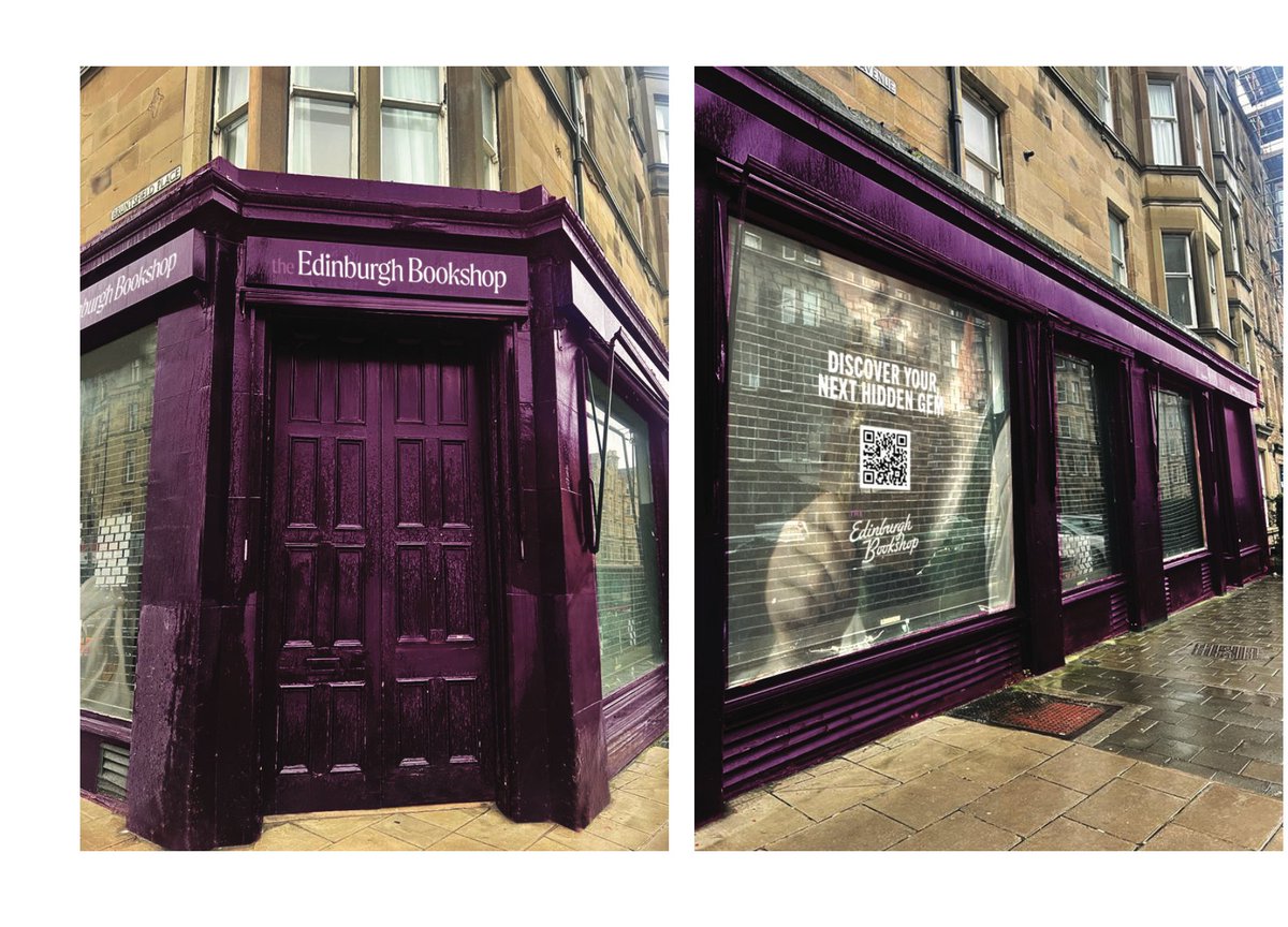 YOUR NEW EDINBURGH BOOKSHOP! Coming Summer 2024 We're delighted to announce The Edinburgh Bookshop will be moving to a new site in Bruntsfield this summer. Help make this new chapter a reality - mailchi.mp/7f163567213c/n…]