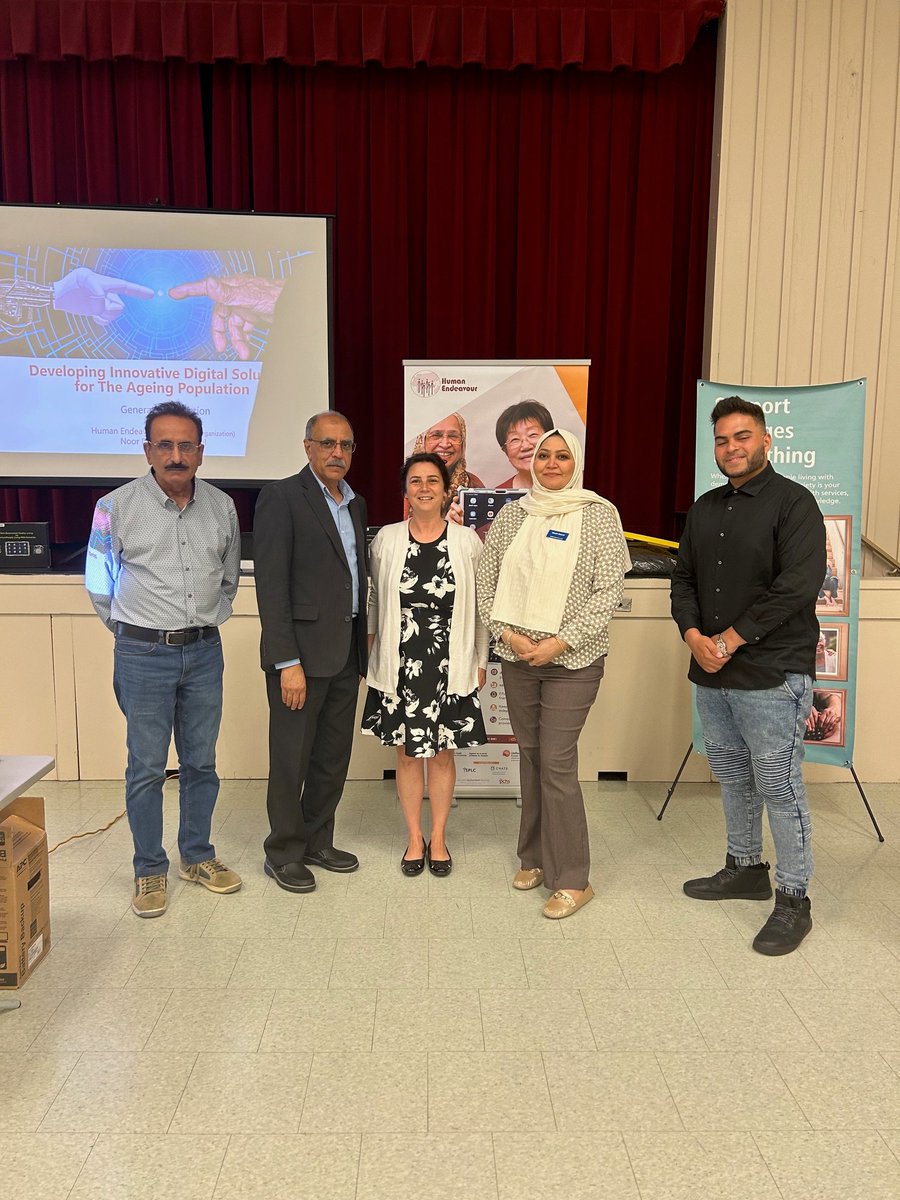 The first presentation of the Dementia Empowerment Network (DEN) at the Tech-Empowered Healthy Living (TEHL) for Seniors event which was organized by the Alzheimer Society BHNHH in partnership with Noor Din, Founder and CEO of Human Endeavor.