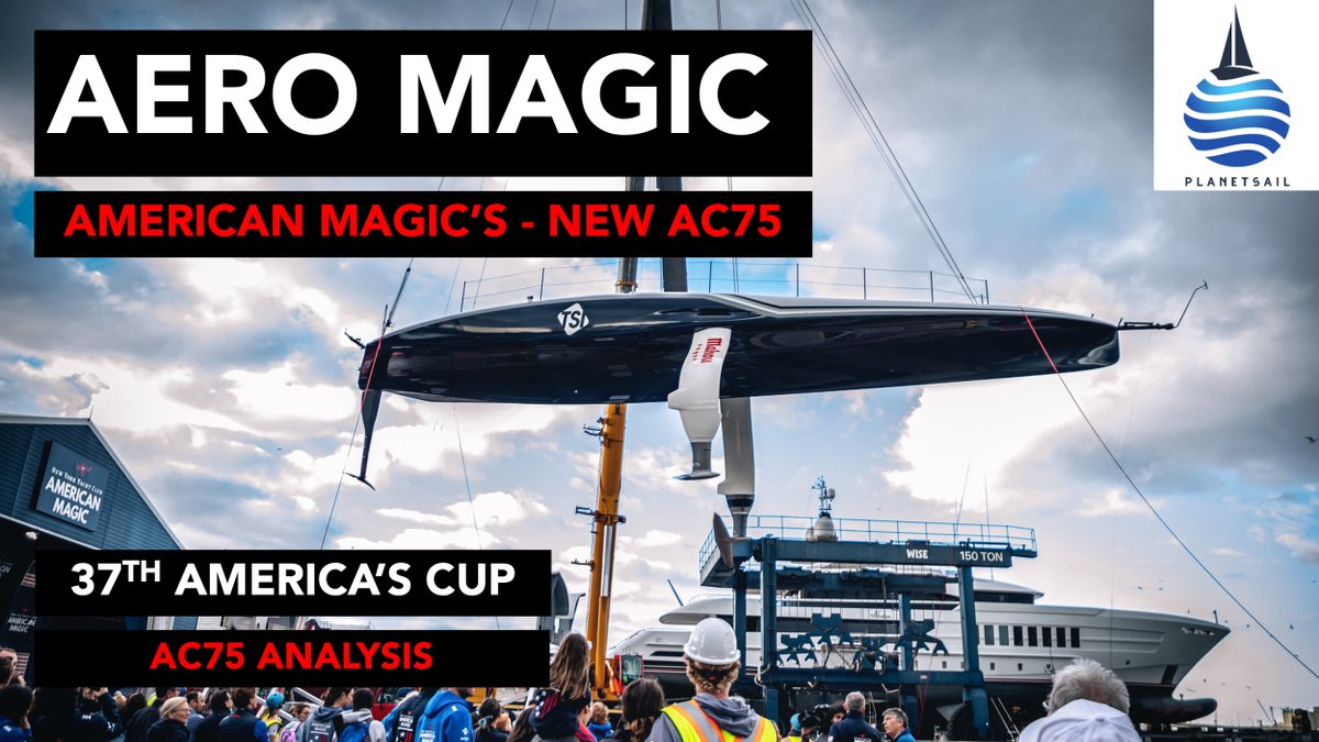 Is this the slipperiest Cup boat in the fleet?
youtu.be/Cwgz06FZgoM
There's plenty to suggest that American Magic's AC75 'Patriot' is the most refined aerodynamic package so far 
I take a look at the new American Dream.
#americascup #ac37 #AC75 #AmericanMagic #newyorkyachtclub