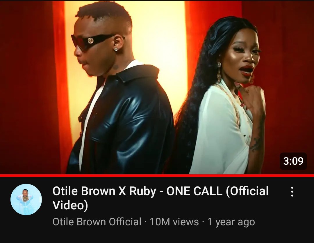 One call by Otile Brown hits 10 million Views on YouTube. Guess who made the song famous