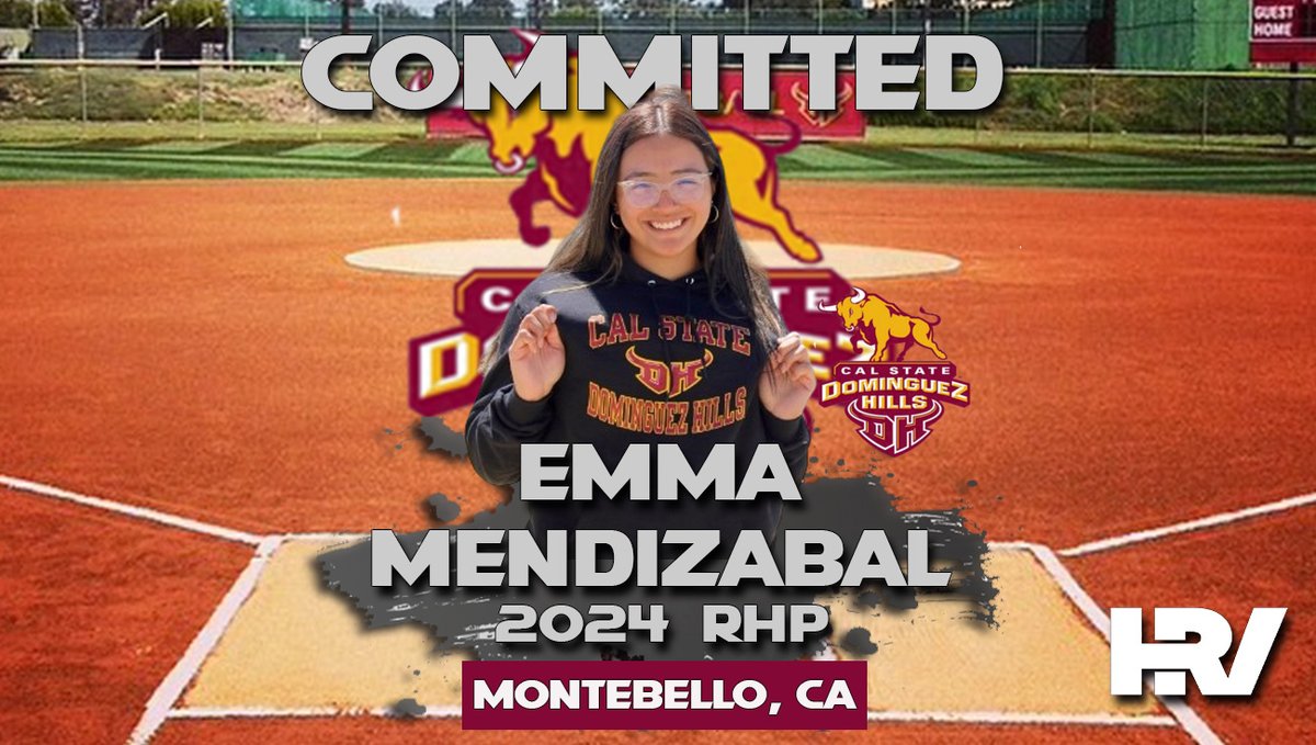 Congratulations Emma Mendizabal for Committing to Cal State Dominguez Hills #Softball #softballlife #ncaa #recruiting #collegesoftball #travelsoftball #fastpitch