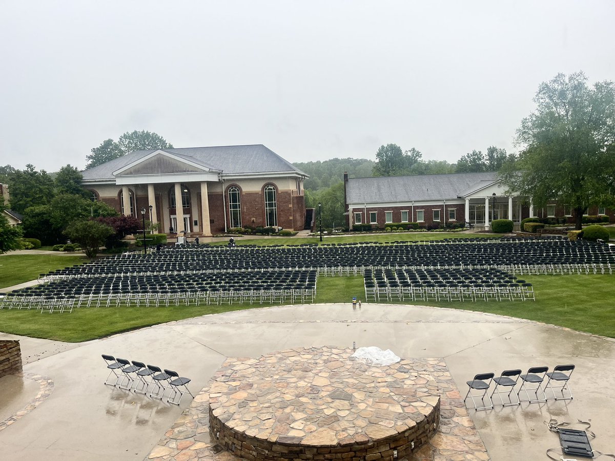 Commencement on the Quad tomorrow! Undergrad at 9am and grad at 1pm. We can’t wait to celebrate our graduates! #bealion 🦁🎓