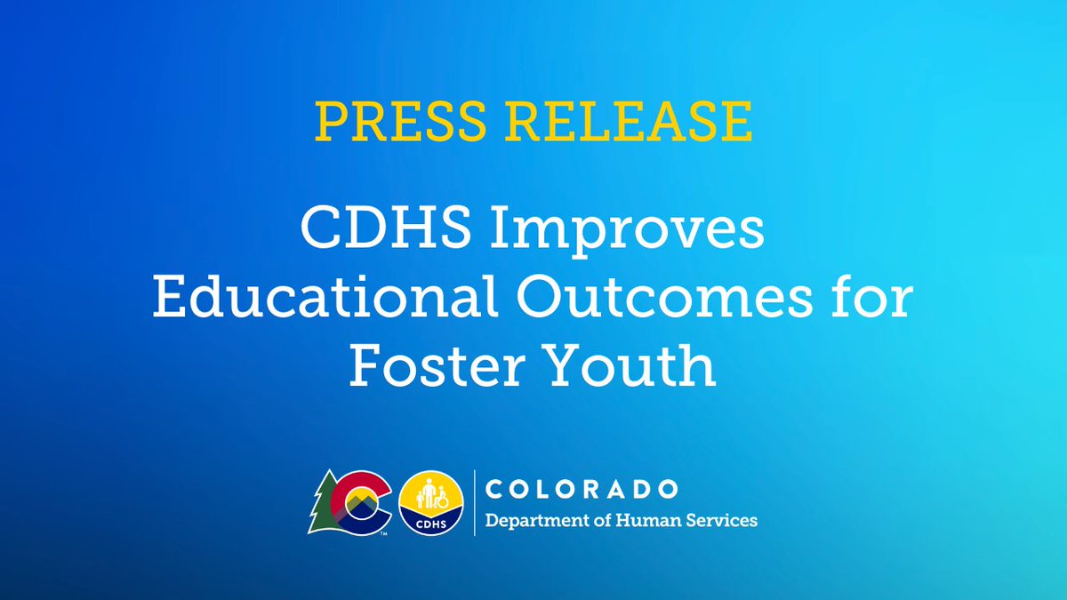 The Fostering Opportunities pilot program, supported by CDHS, sees an almost 51% increase in number of high school students who were on track to graduate. Read our press release here >>> bit.ly/3y4YciT